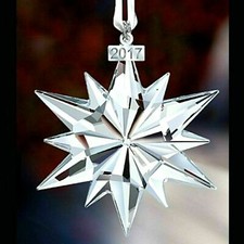 SWAROVSKI STERN 2017 NEUWERTIG SCHNEEFLOCKE WEIHNACHTSSCHMUCK ATEMBERAUBEND 