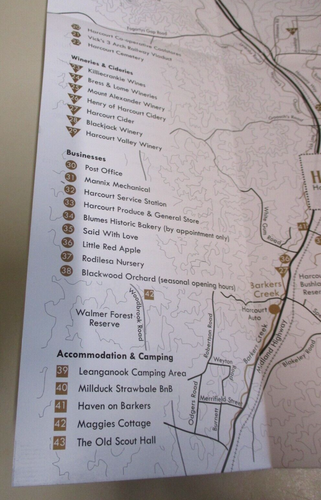 Harcourt - Map and Information Guide - 'Home of the Best' - Central Victoria - Picture 4 of 10