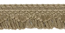 Scallop Loop Fringe, Color# A8 - Dark Sand Beige [Sold By The Yard]