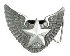 Angel Wings Star Lighter Holder Belt Buckle