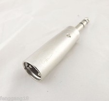 1pc XLR 3 Pin Male To 6.35mm 1/4" Stereo Male Microphone Mic/AMP Audio Adapter