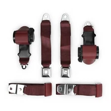 1970-71 Corvette Single Retractor Shoulder Seatbelt Kit PushButton