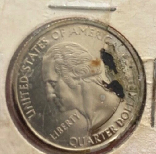 RARE MINT 1863 P Quarter Dollar West Virginia, New River Gorge - Image 3 of 3