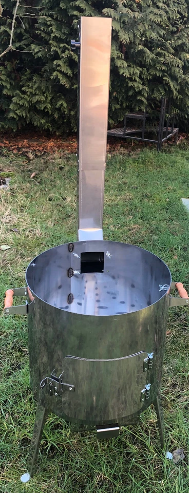 STAINLESS STEEL Uchak for Kazan 12 L Чугун Казан Oven Kazan with PIPE 2mm - Image 3 of 4