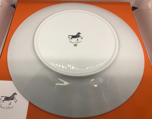 HERMES CHEVAL D'ORIENT Large Plate Presentation 31.8cm With Box - Picture 4 of 6