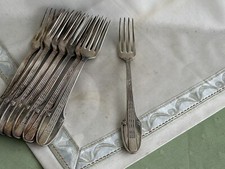 Schöne Peter Behrens Dessert-Gabel Jugendstil Art Nouevau