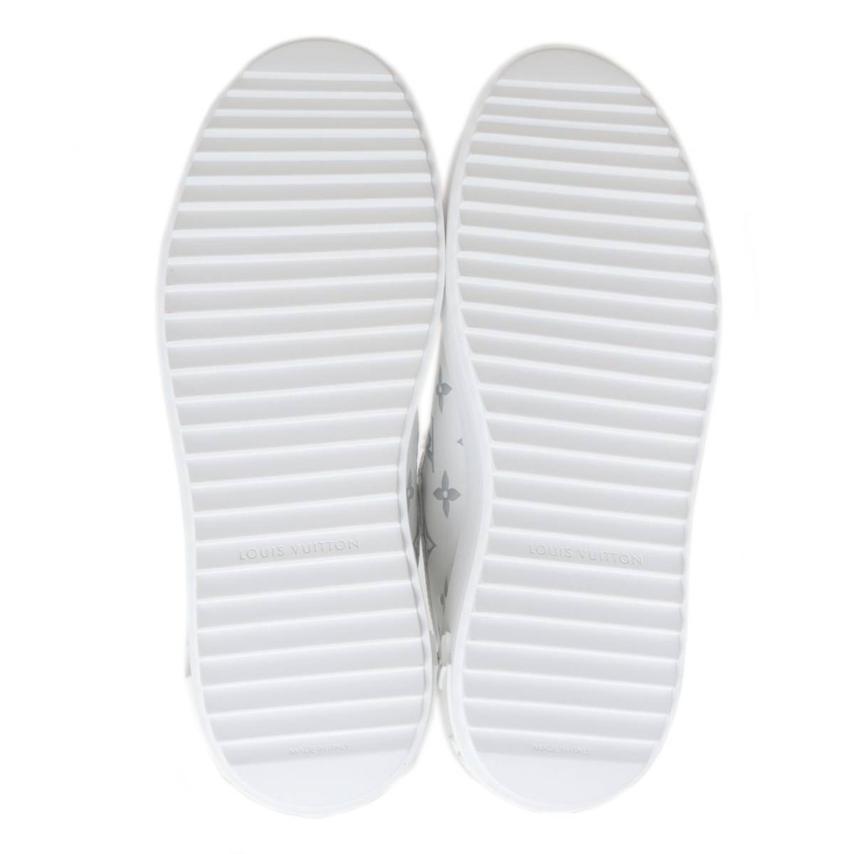 Louis Vuitton Women's Time Out Sneakers Monogram Print Leather White 2361701