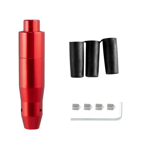Red Automatic Car Gear Stick Shift Shifter Knob Universal With Button Aluminum*1 - Picture 10 of 22