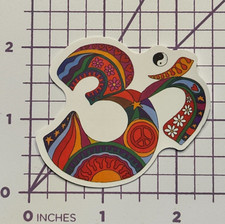 Om Yoga Meditation Hippie Yin Yang  - Vinyl Decal Sticker Peace Love Flowers