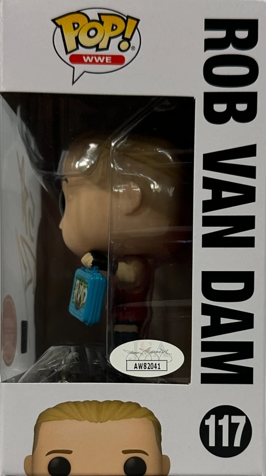 Rob Van Dam autografiado firmado Funko Pop #117 RVD WWE JSA certificado de autenticidad Foto 2 de 2