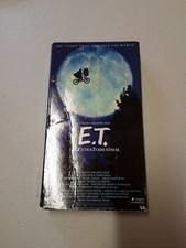 E.T. The Extra-Terrestrial Black Green VHS 1988 Steven Spielberg 92