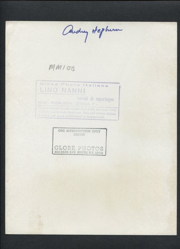 AUDREY HEPBURN OFFENES FOTO IN ROM VON LINO NANNI - 1970er - Bild 2 von 2