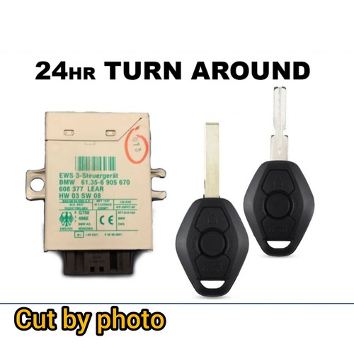 🔥 All BMW BLADE KEY MAIL IN SERVICE EWS 3 4: BMW E46 E39 3 5 7 X5 M3 M5 SERIES - Picture 1 of 5