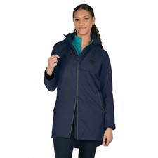 Dublin Larni Longline Womens Waterproof Jacket - Naval Academy | Equestrian