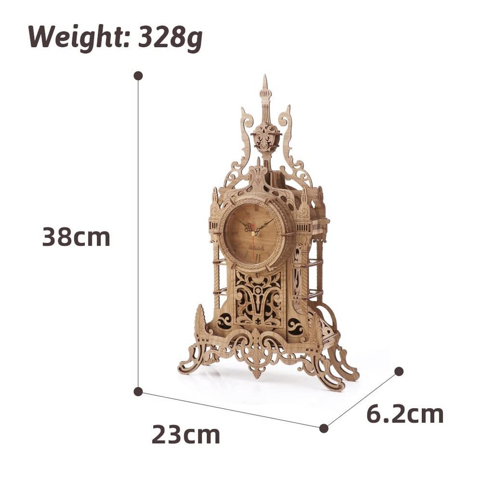 nicknack 3D Wooden Puzzle for Adults, Model Building Puzzle Tower