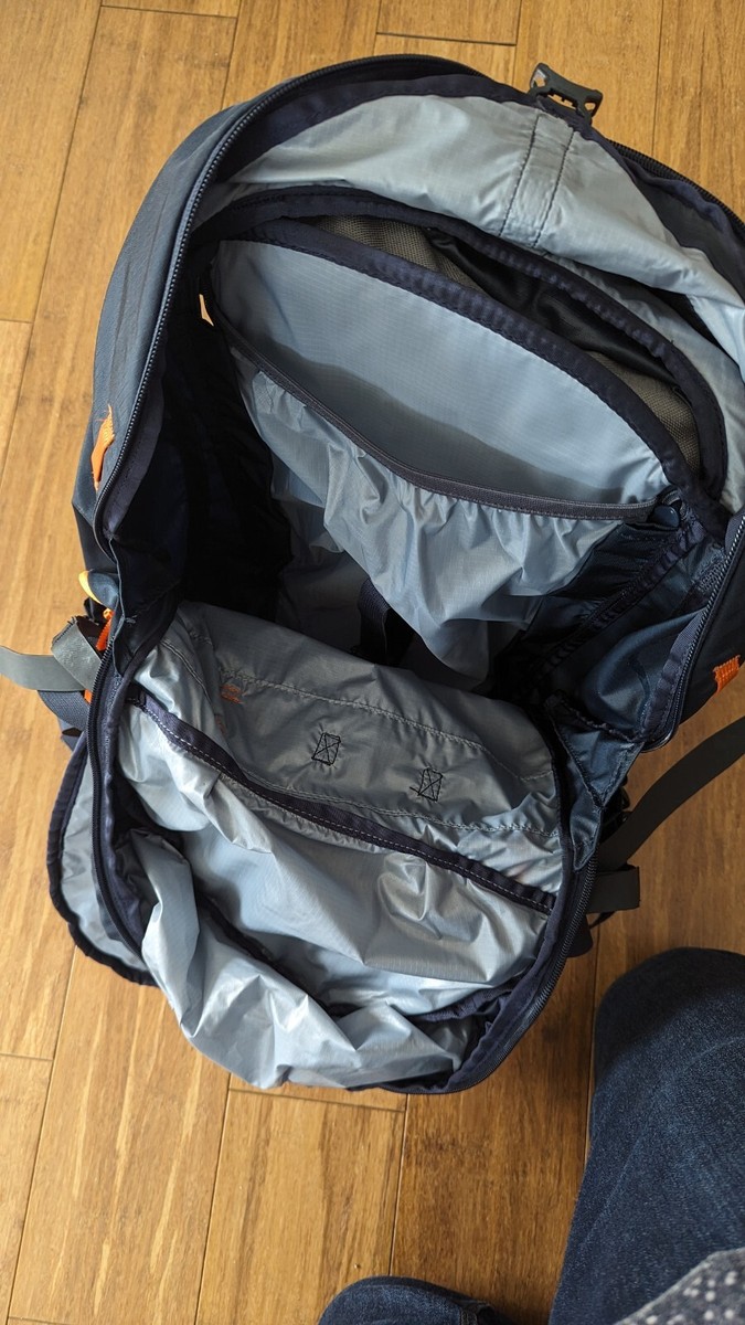 Mont-bell Landner 33L Backpack Blue-Orange Skiing/Snowboarding