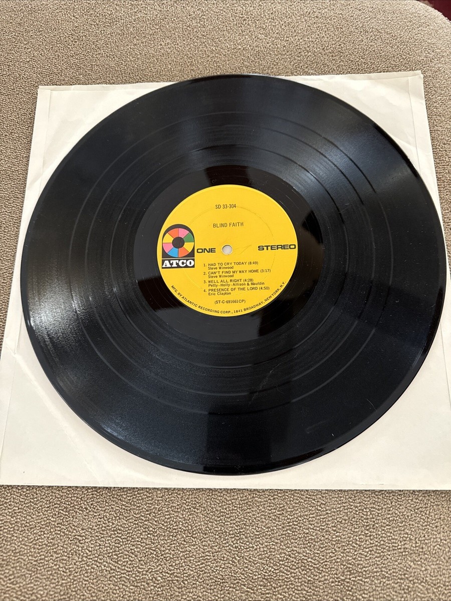 レア！Blind Faith エリック・クラプトン レコード LP Vintage Blind Faith Eric Clapton 1969 Album ONLY (JL) | eBay