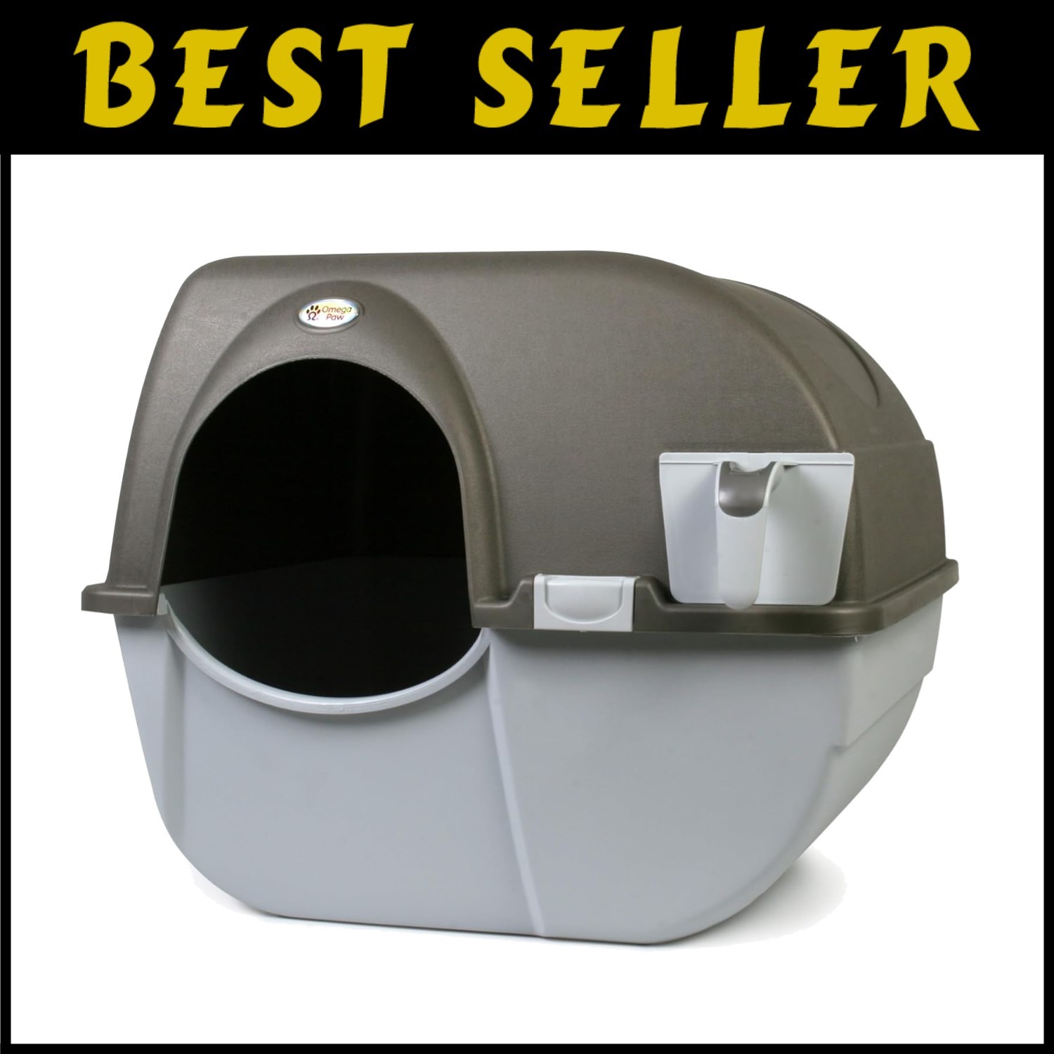 Self-Cleaning Litter Box, Grey, Regular Size