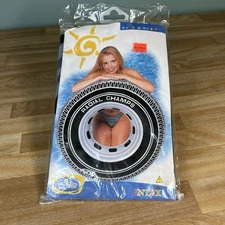 The Wet Set Intex Pool Floatie Radial Champs 36" Vinyl Tire Tube 2001 NEW SEALED