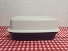 Tupperware  * großer Laibwächter Brotkasten * Bäckermeister * blau gesprengelt