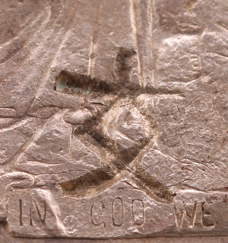 1877-S U. S. Trade Dollar $1 PCGS XF 45  (12+ Distinct Chinese "Chop" Marks! ) - Image 3 of 4