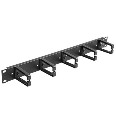 Lanberg - Rack Cabinets Lanberg cable management panel type B, 19'', 1U, black