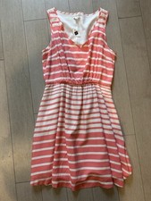 Gap Lined Striped Dress With Pockets New With Tags Size M