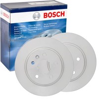 2X Bosch Bremsscheiben Ø264Mm Hinten Passend FÜR Opel AMPERA-E Astra