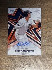 2026 Topps Series 1 Baseball Star Auto Kerry Carpenter Detroit Tigers #BSA-KCA