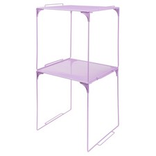 Locker Organizer Shelf Stackable Extra Locker Shelf for School Locker Organiz...