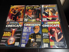 JAMES BOND 1990s Magazine Lot: Cinescape, Sci-Fi Universe, 007 Official Movie