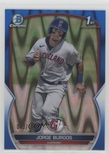 2023 Bowman Chrome Prospects Blue RayWave Refractor 43/150 Jorge Burgos 1lj1