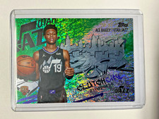 2025-26 Topps Clutch City Prospects Gold Holo Foil Ace Bailey 45/50 Utah Jazz RC