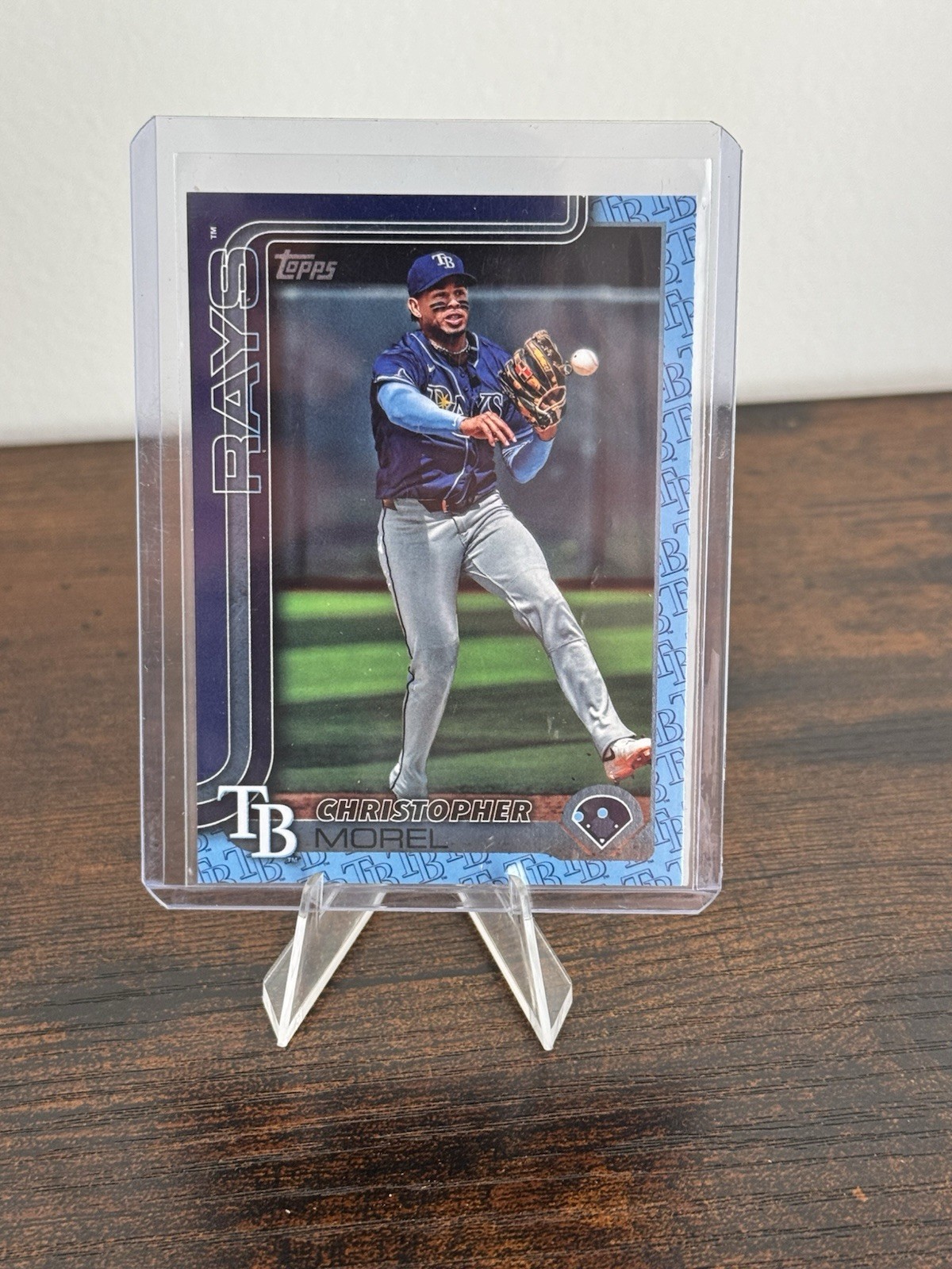 2025 Topps Series 1 Christopher Morel #236 Team Color Parallel Card