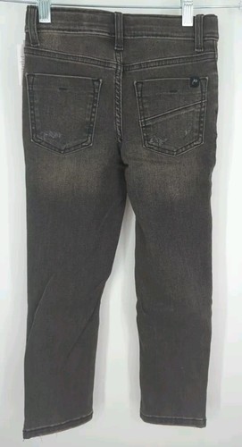 Art Class Boys Super Skinny Jeans Size 4 dark wash Distressed Adjustable Waist - Picture 3 of 3