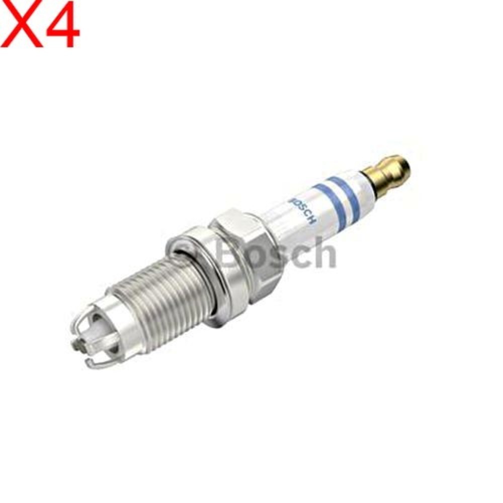 BOSCH X4 Spark Plug For AUDI A2 A3 8P SKODA Octavia II VW Bora 01-10 0242240590