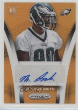 2014 Panini Prizm Auto Rookie Orange Prizm 24/50 Marcus Smith #AR-MS Auto 0a6