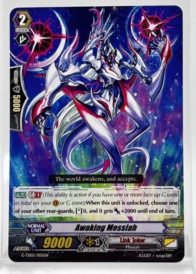 Awaking Messiah G-TD05/005EN Vanguard Cardfight! Link Joker