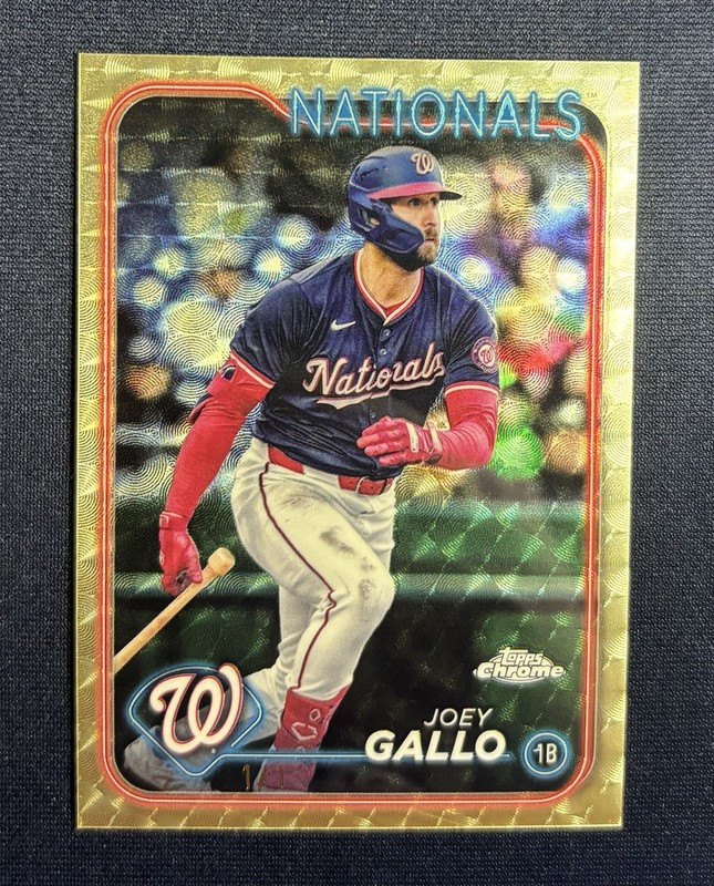 2024 Topps Chrome Joey Gallo Superfractor 1/1 Washington Nationals #USC7
