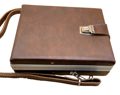 Vintage Leather Case with Strap
