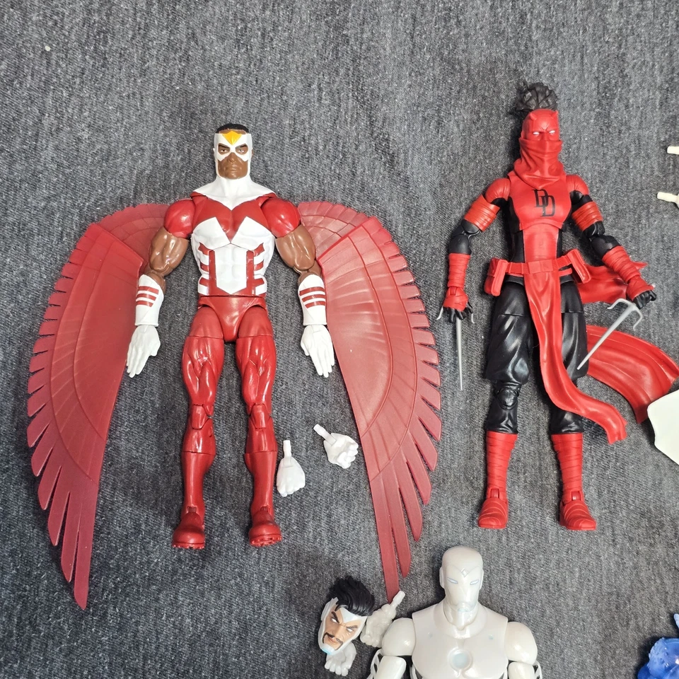 Marvel Legends Lote de 9 Starlord Yondu Elektra Daredevil Iceman Ironman y más Foto 2 de 4