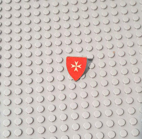  Lego Cross Sticker Shield Knight Minifigure 375 6075 Vintage Yellow Castle