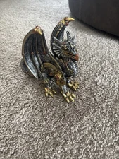 Steampunk Dragon Figurine Statue