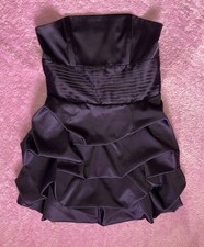 Women’s New Look Purple Ruffled Mini Dress. Size 14. Pre-Owned. GC.
