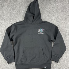 MrBeast Beast Hoodie Youth 12Y Black Graphic Logo Kids Sweatshirt Pullover NWOT