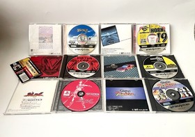 SEGA Saturn HST-0014 Boxed Console Bundle Modem HSS-0148 6 Games NTSC-J