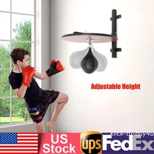 Speed Bag Platform Kit,  Heavy Duty Boxing Training Equipment with Punching Ball