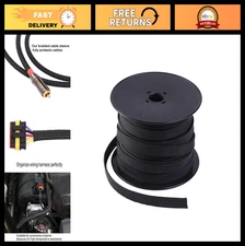 100ft 1" Expandable Braided Cable Sleeve - PET Wire Management for Audio, Video,