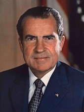 President Richard Nixon Official Portrait 1974 Premium Photo Print