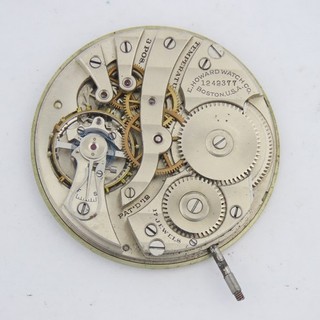 E. Howard & Co. 10 Size 17 Jewel Pocket Watch Movement